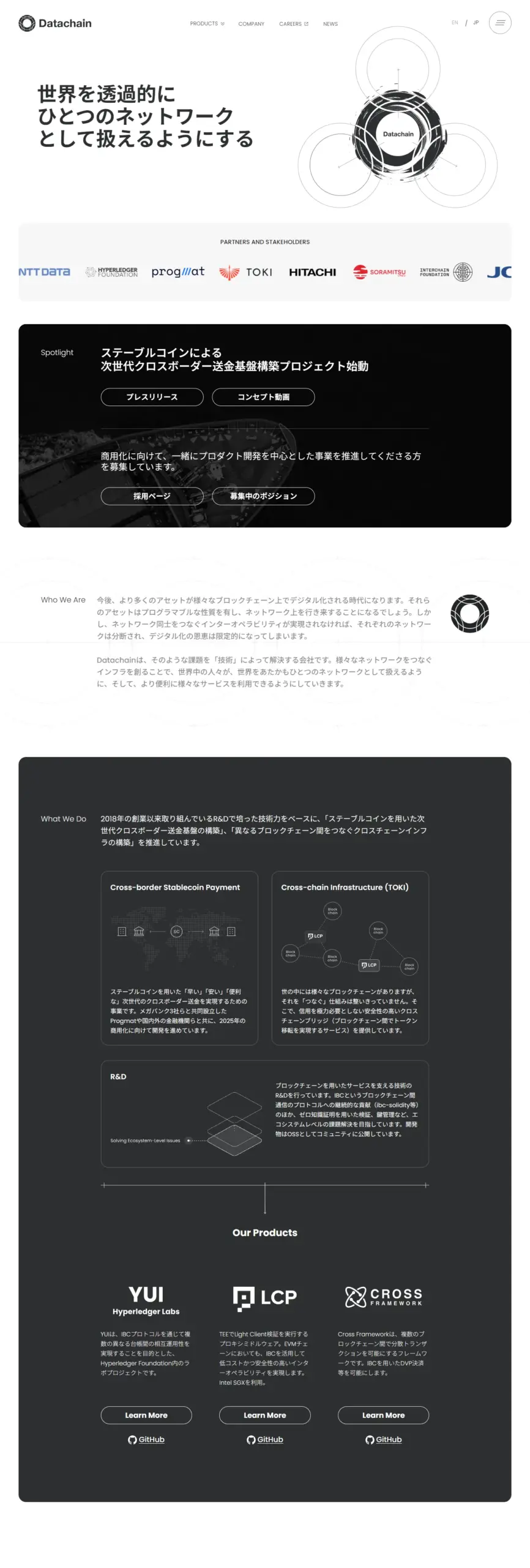 株式会社Datachain（データチェーン） | 世界を透過的にひとつのネットワークとして扱えるようにする｜Web Indep